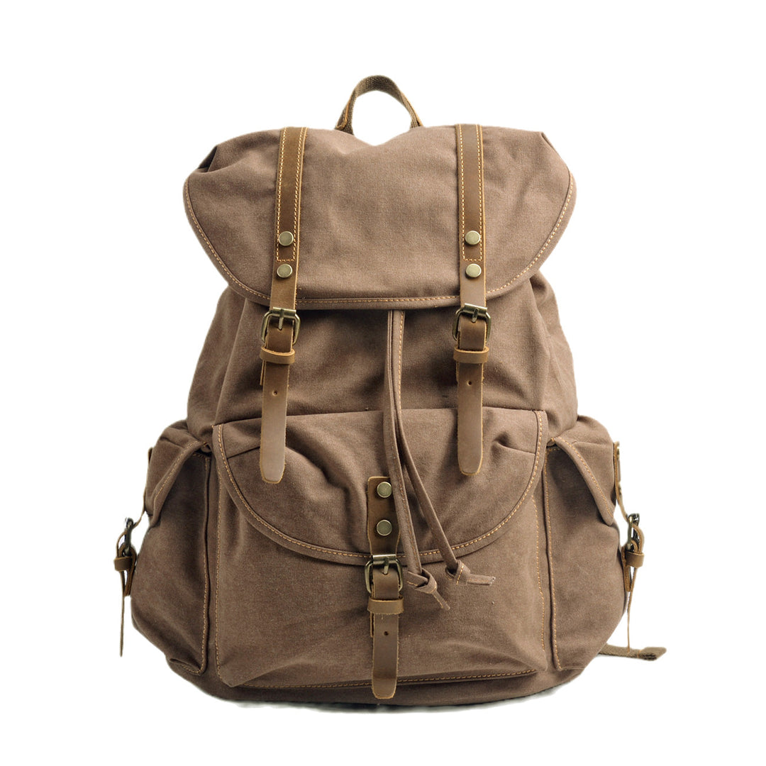 Military Canvas Backpack | INTERLAKEN