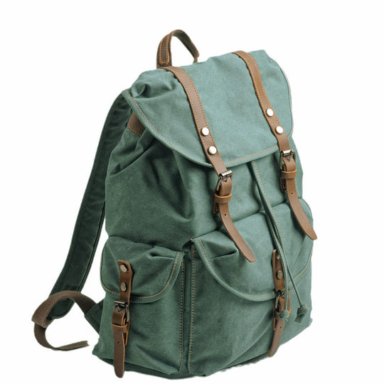 Military Canvas Backpack | INTERLAKEN