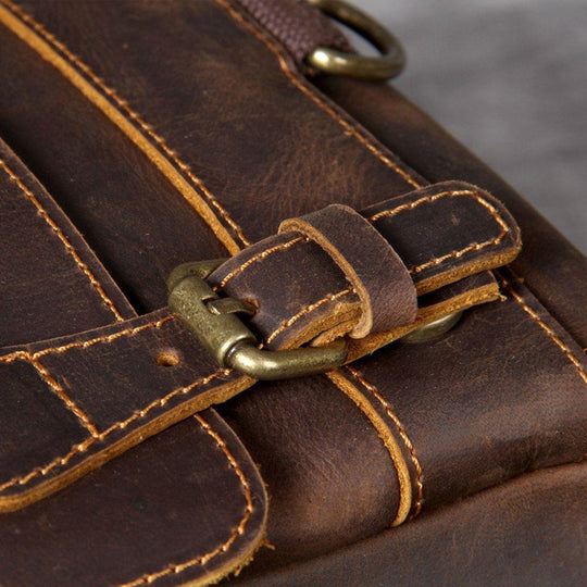 Tan Leather Backpack | MORITZ