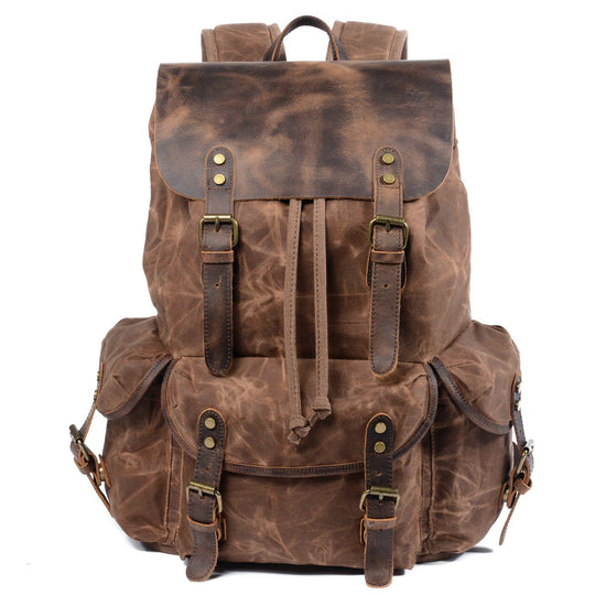 Canvas Leather Backpack | SALZBURG