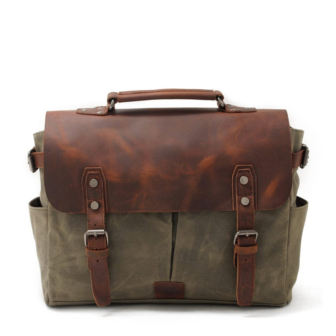 Canvas Crossbody Messenger Bag | PETERSBURG