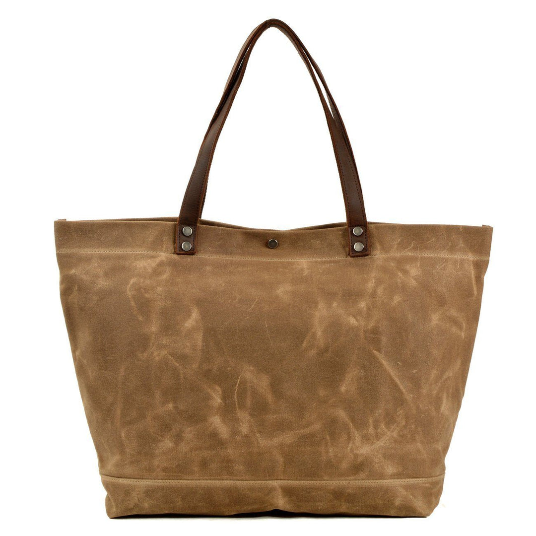 Waxed Canvas Tote Bag | BOVEC