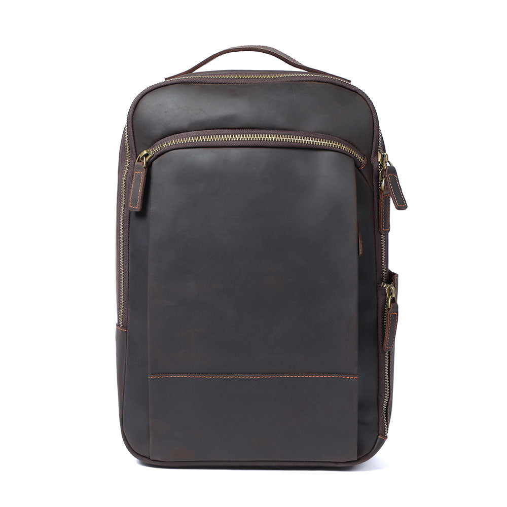 Leather Laptop Rucksack | LARVIK