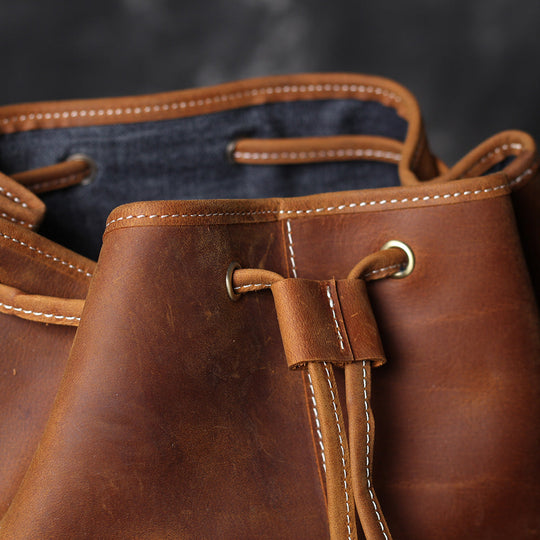 Leather Knapsack | CADIZ