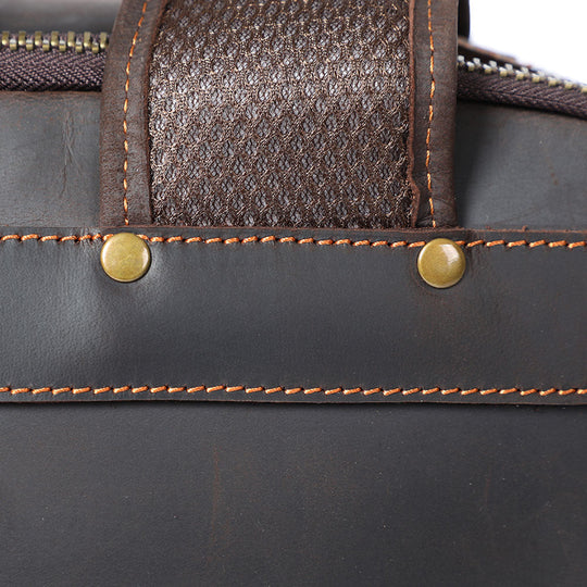 Leather Laptop Rucksack | LARVIK