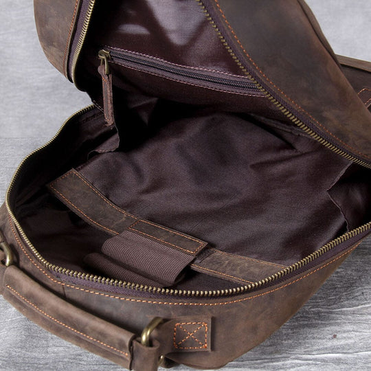 Real Leather Backpack | OXFORD