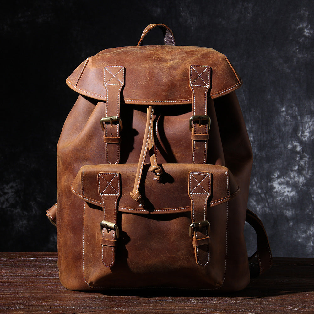 Leather Knapsack | CADIZ