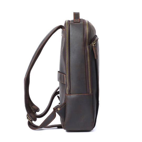 Leather Laptop Rucksack | LARVIK