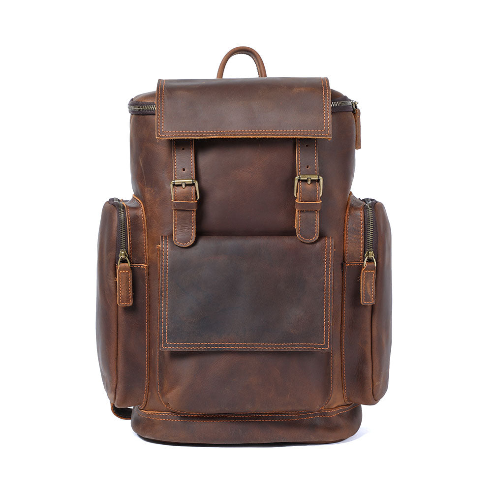 Leather Laptop Backpack | KALMAR