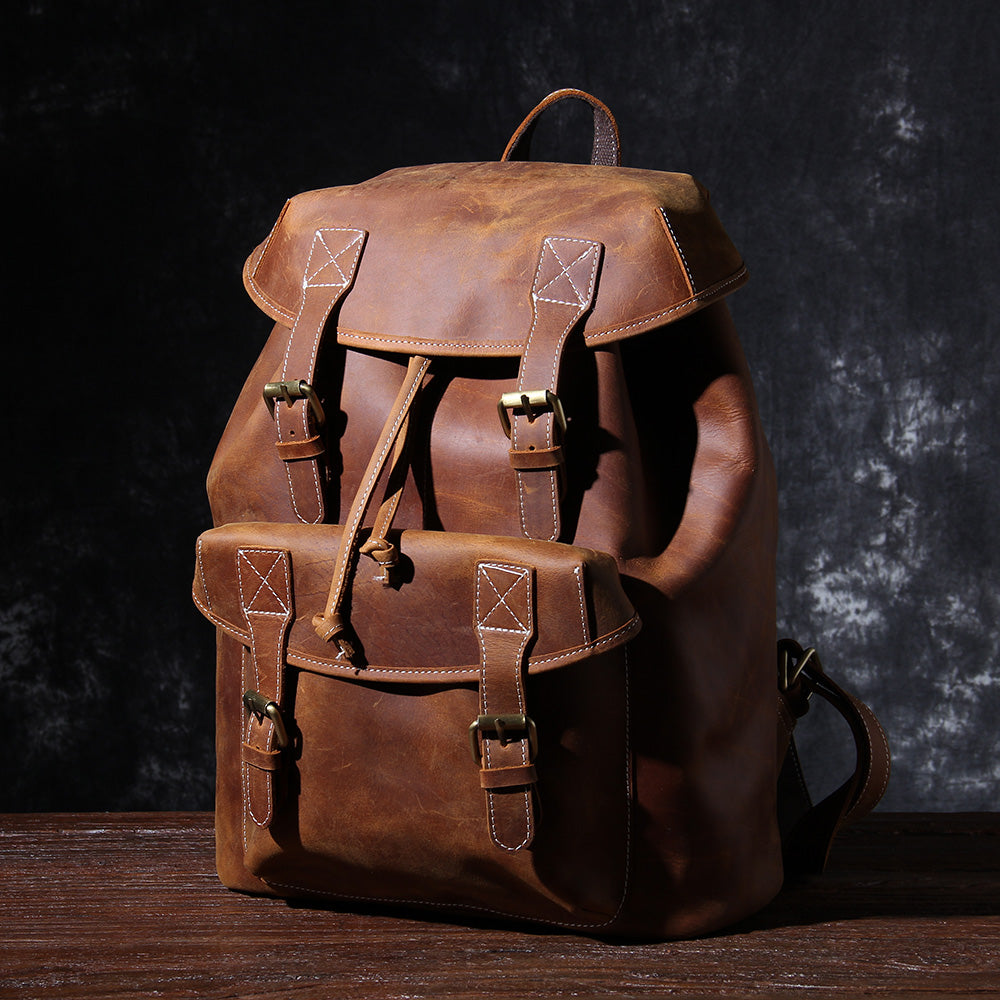 Leather Knapsack | CADIZ