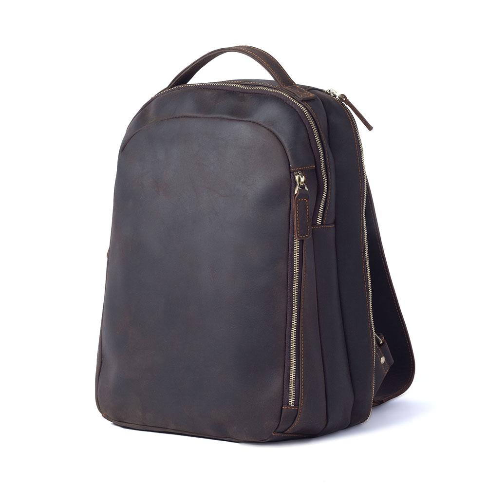 Tan Leather Rucksack | TOLEDO