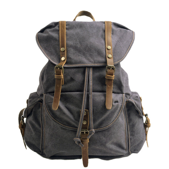 Military Canvas Backpack | INTERLAKEN