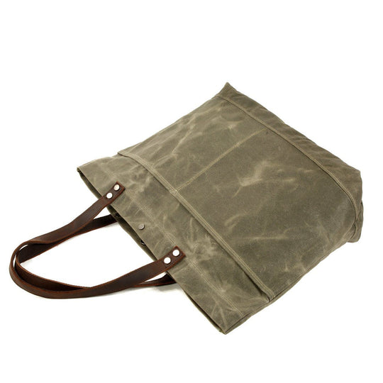 Waxed Canvas Tote Bag | BOVEC