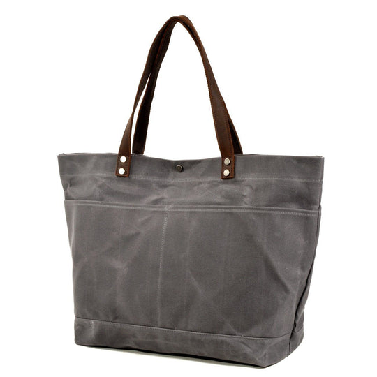 Waxed Canvas Tote Bag | BOVEC