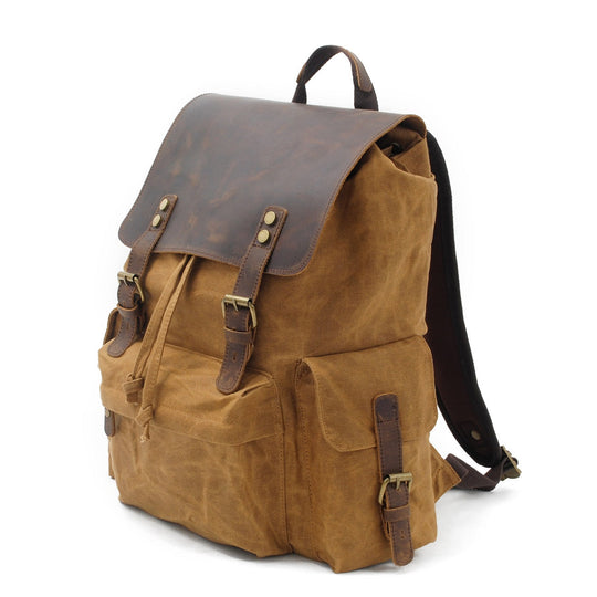 Waxed Canvas Backpack | COPENHAGEN